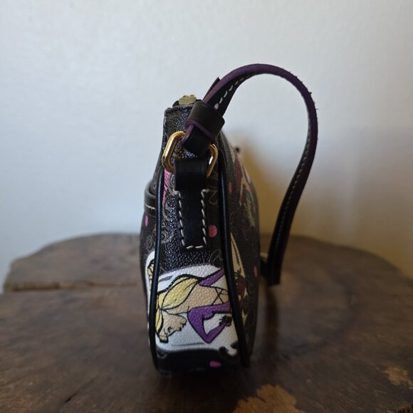 Dooney & Bourke Disney Parks Runaway Princess Crossbody Pouchette Bag Black NWOT - Picture 12 of 16
